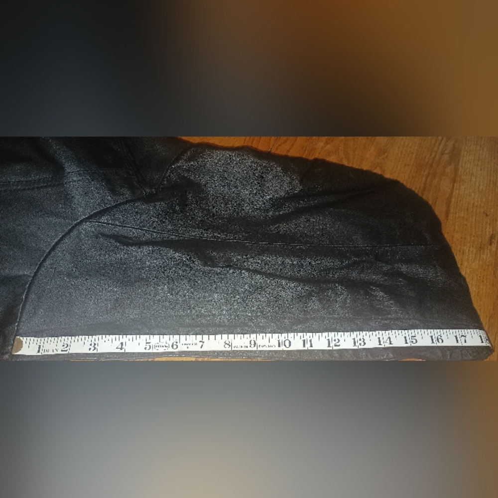 Middlebrook park black Leather trench coat - Picture 13 of 13